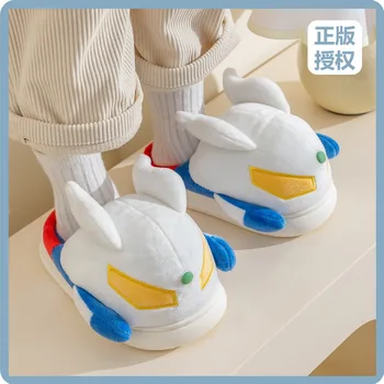 Детская домашняя обувь кашемир хлопок тапочки Детские мальчик девочка теплая обувь тапочки крытый мультфильм зима дети хлопок-мягкий обувь