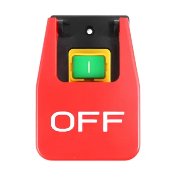 Кнопка аварийной остановки с красной крышкой 16A Для отключения питания/Защиты от пониженного напряжения Электромагнитный пусковой выключатель