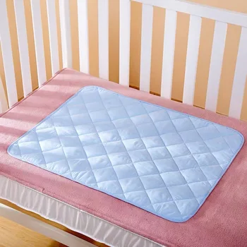 Однотонный водонепроницаемый детский пеленальный коврик, мягкий дышащий Моющийся детский подгузник, матрас для кроватки